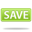 save, button Black icon