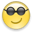 cool, smiley Khaki icon