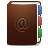 Addressbook SaddleBrown icon
