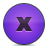 violet, delete, button Icon