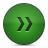 button, green, fastforward ForestGreen icon