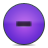 button, violet, Minus BlueViolet icon