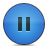 Pause, button, Blue Icon