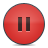 Pause, red, button Icon
