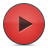 play, red, button Icon