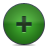 button, green, plus Icon
