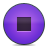 button, stop, violet BlueViolet icon