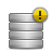Alert, Database Gray icon