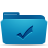 todos, Folder, Blue LightSeaGreen icon
