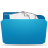 stuffed, Blue, Folder LightSeaGreen icon