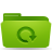 backup, green, Folder OliveDrab icon