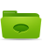 conversations, Folder, green OliveDrab icon