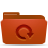 backup, red, Folder Firebrick icon