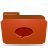 Folder, red, conversations Firebrick icon