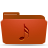 music, red, Folder Icon