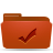 todos, Folder, red Firebrick icon