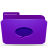 conversations, Folder, violet DarkViolet icon