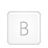 B, Key Icon