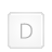 d, Key Icon