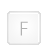 F, Key Icon