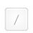 Slash, Key, Fw WhiteSmoke icon