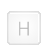 Key, H WhiteSmoke icon