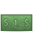 Cash, one dollar, Money DarkOliveGreen icon
