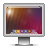 screen, Desktop, lensflare, monitor SaddleBrown icon