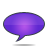 violet, Bubble, speech Icon