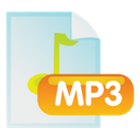 mp3, document, File Black icon
