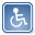 wheelchair SteelBlue icon