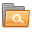 Folder, search, saved SandyBrown icon