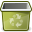 recycle bin, Empty, Trash DarkKhaki icon