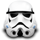 star wars, Clone, droid, helmet, storm trooper WhiteSmoke icon