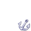 Anchor, Link Black icon