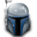 star wars, helmet, jango fett, Bounty hunter Black icon