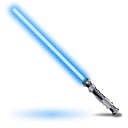 light saber, obi wans DodgerBlue icon