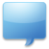 communicate, Chat, speak, talk CornflowerBlue icon