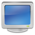 screen, monitor SteelBlue icon