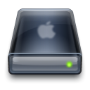 Apple harddisk, harddisk, drive DarkSlateGray icon
