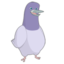 bird, twitter, Animal DarkSlateGray icon