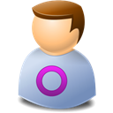 Orkut, user Black icon
