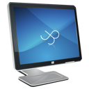 monitor, screen, Display SteelBlue icon
