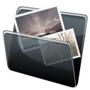 Folder, image Black icon