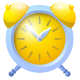 Alarm, Clock, time Gold icon