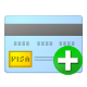 add credit card, Add, card, credit PaleTurquoise icon