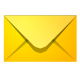 mail, Message, newsletter, Email, envelope Gold icon