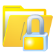 Folder, Lock SandyBrown icon