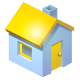 house, Home Gold icon