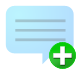 Message, Add PaleTurquoise icon